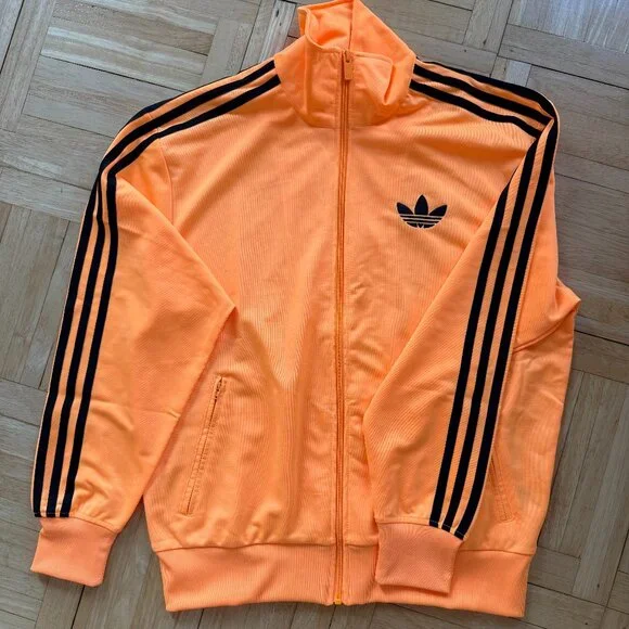 Adidas Track Jacket in Orange - Size S - Picture 1 of 5